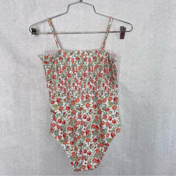 Janie and Jack Recycled Floral One-Piece Swimsuit Size 14 Girls - Picture 3 of 4